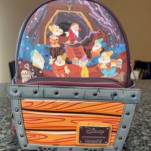 Disney Seven dwarfs mine train Loungefly backpack
